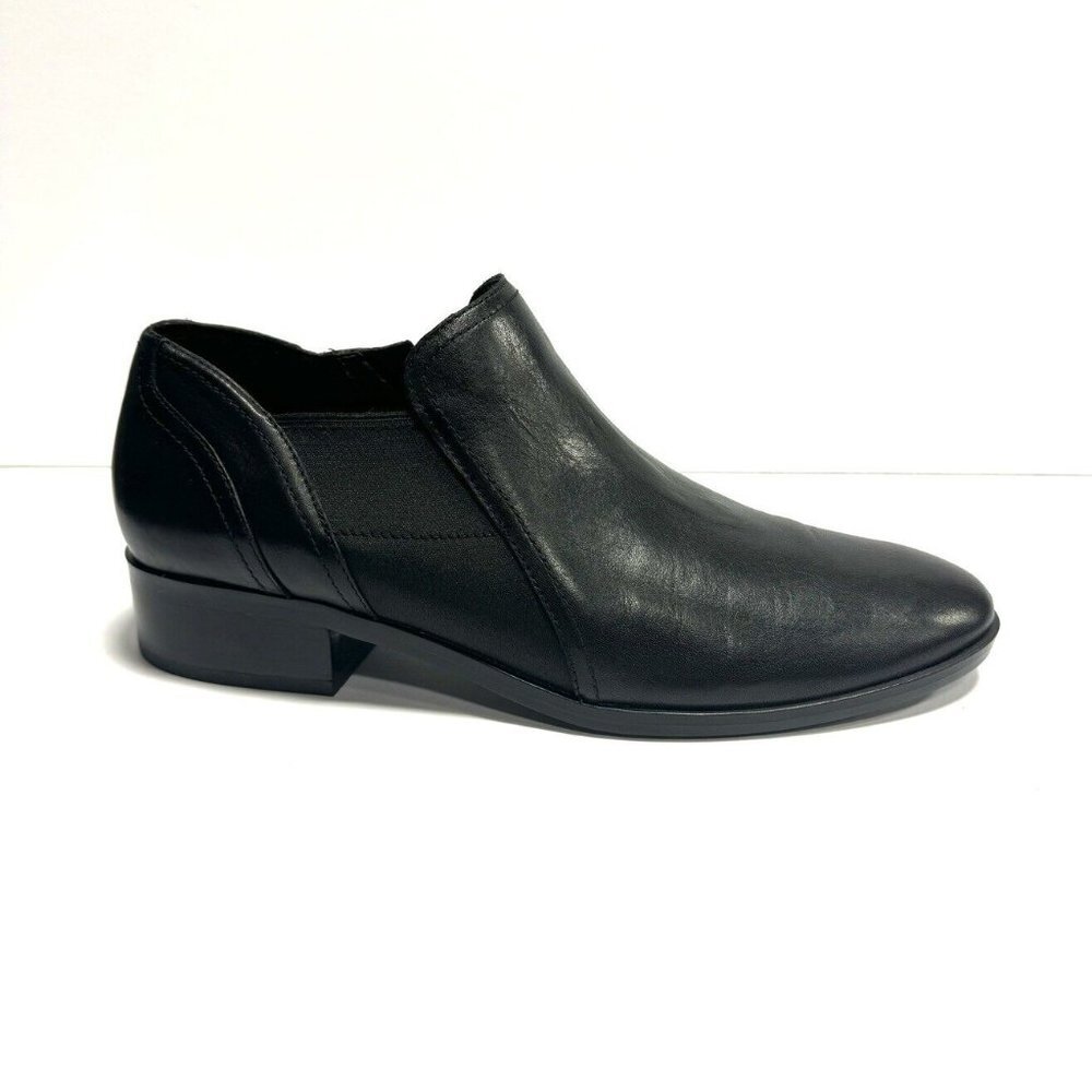 Naturalizer Womens Royal Boot Black Leather Size 10 Wide